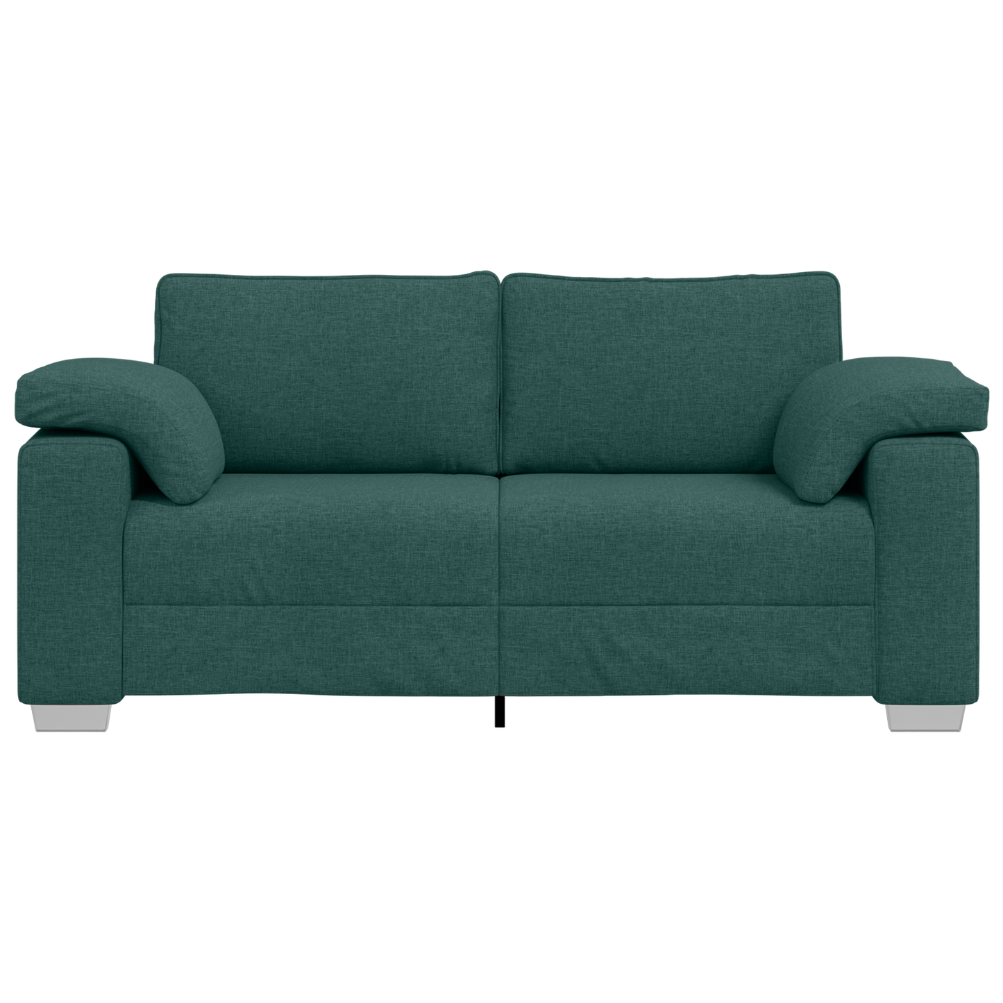 Loveseat Sofa Mørkegrøn 140 Cm Stof