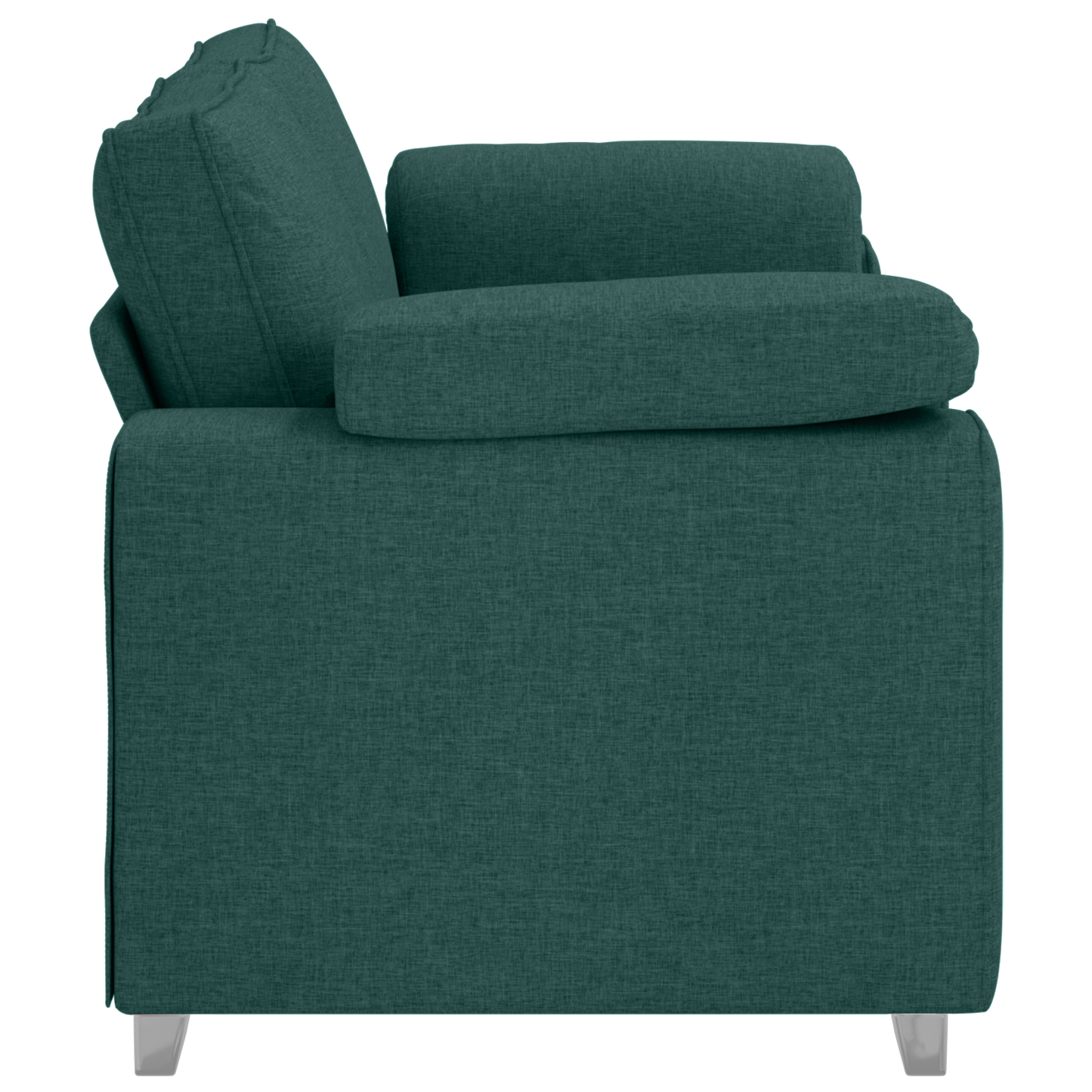 Loveseat Sofa Mørkegrøn 140 Cm Stof