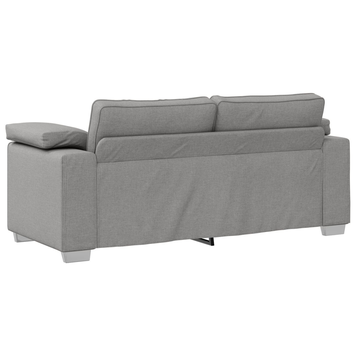 Sofabænk Skygrå 140 Cm Stof