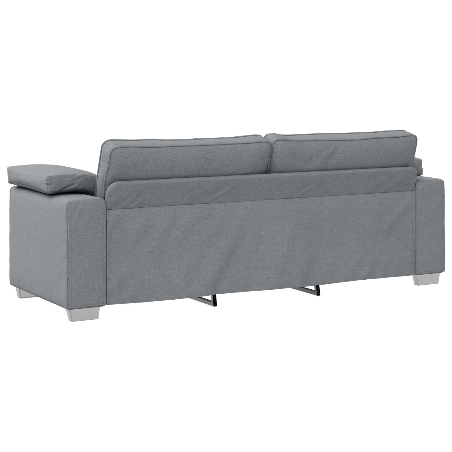 3-Personers Sofa I Lysegrå Stof - 178 Cm