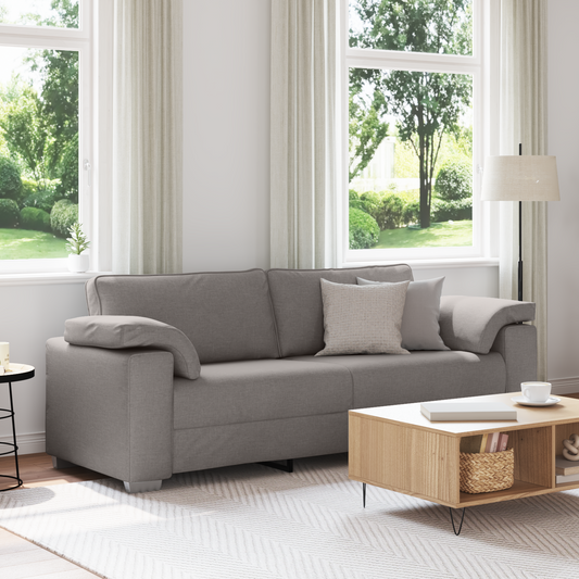 3-Personers Sofa I Taupe 178 Cm I Stof