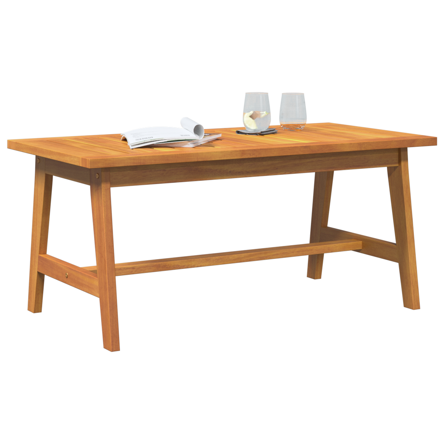 Kaffebord 90X45X40 Cm Massivt Akacietræ