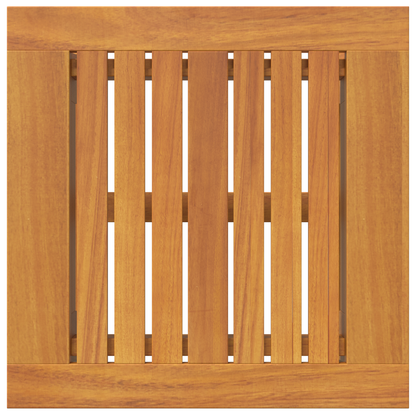 Sidebord 45X45X40 Cm Massivt Træ Akacietræ