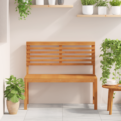 Havebænk Brun 100 X 50 X 91Cm Massivt Akacietræ