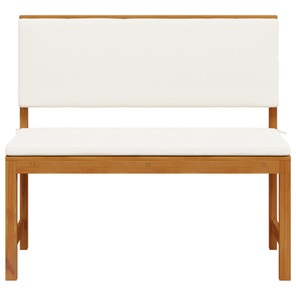 Havebænk Brun 100 X 50 X 91Cm Massivt Akacietræ