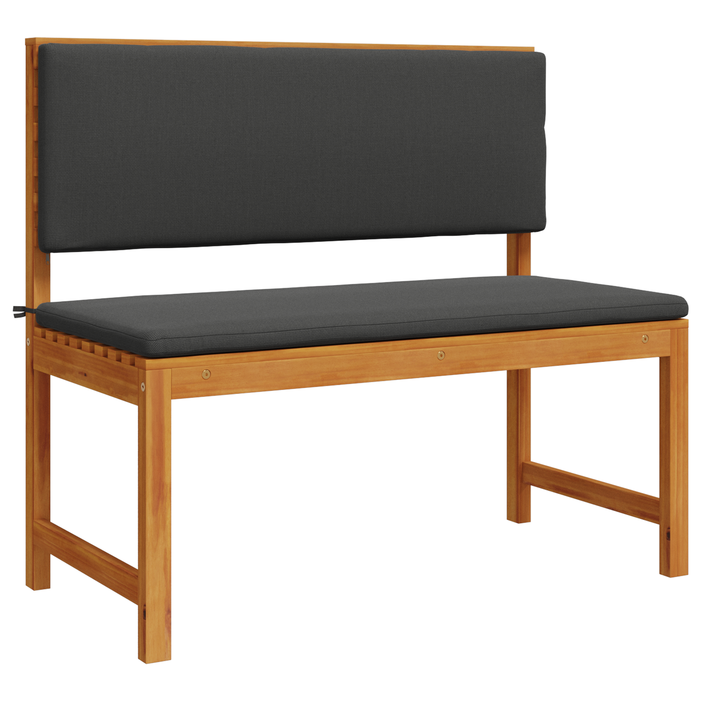 Havebænk Brun 100 X 50 X 91Cm Massivt Akacietræ