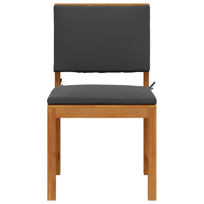 Have Stol 2 Dele Brun 50 X 50 X 91Cm Massivt Akacietræ