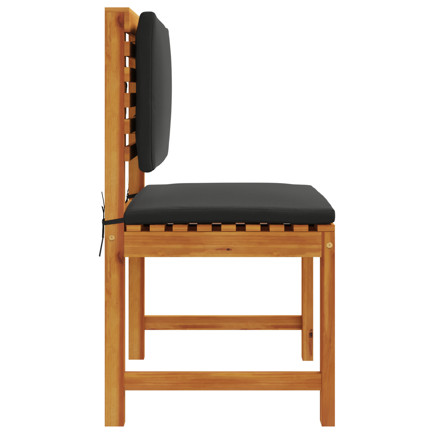 Have Stol 2 Dele Brun 50 X 50 X 91Cm Massivt Akacietræ