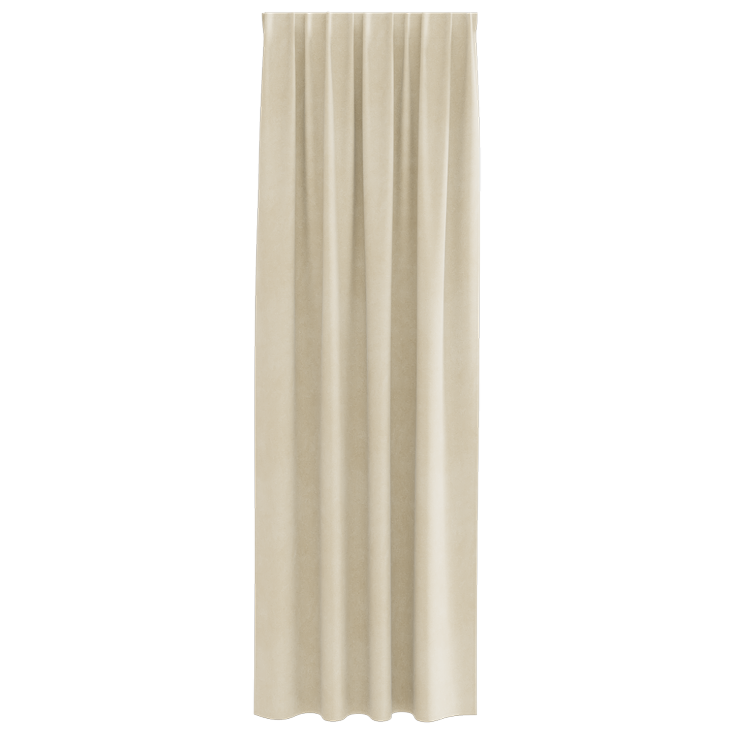 Mørklægningsgardiner Med Top Tape 2 Stk Creme Velvet