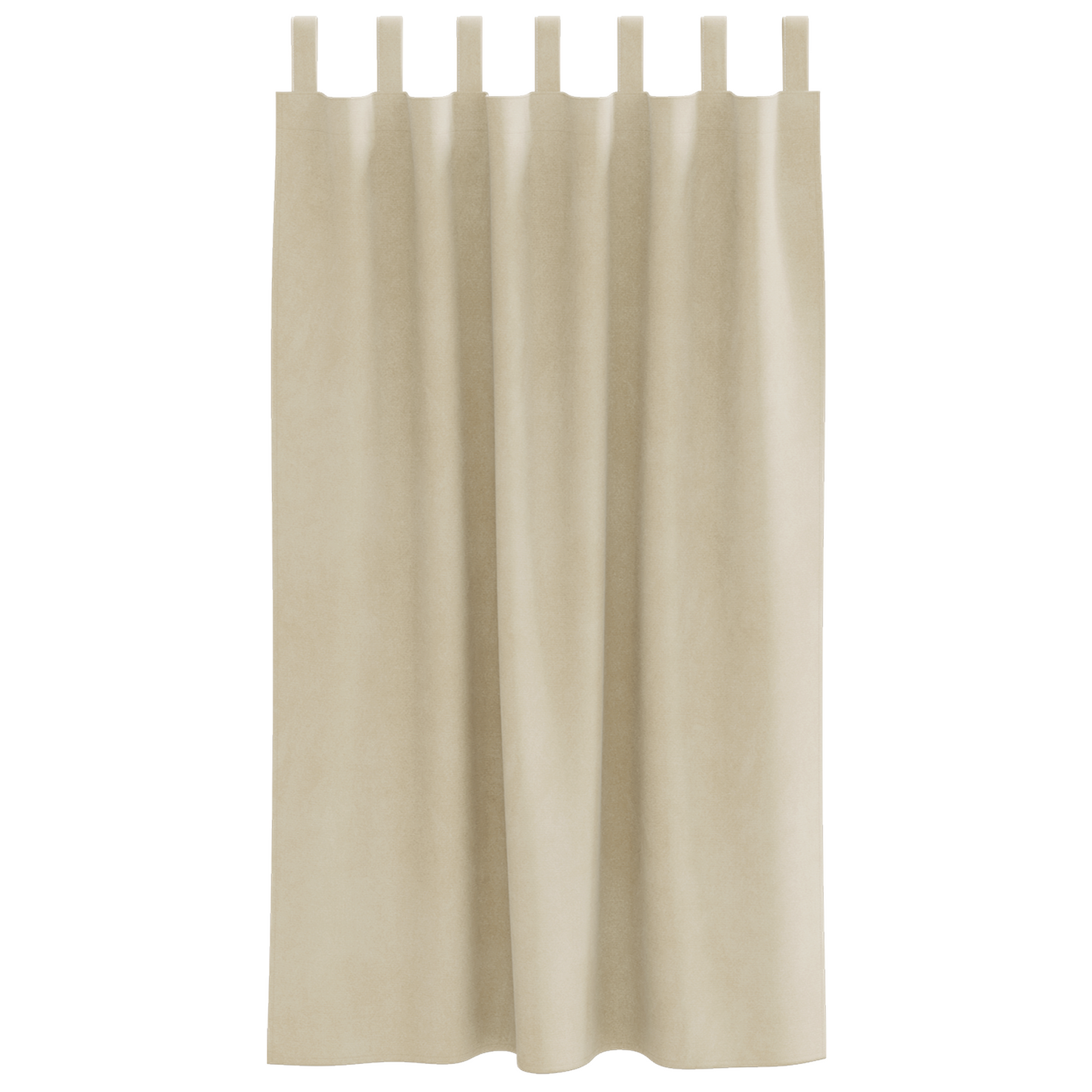 Mørklægningsgardiner Med Hængeleder 2 Stk Creme Velvet