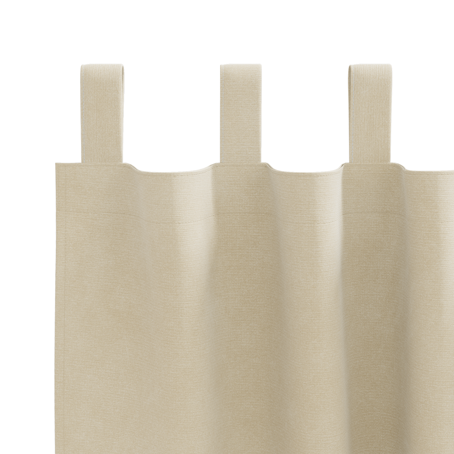 Blackout Gardiner Med Hængeløkker 2 Stk Creme Velvet