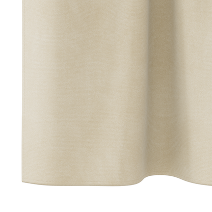Blackout Gardiner Med Hængeløkker 2 Stk Creme Velvet