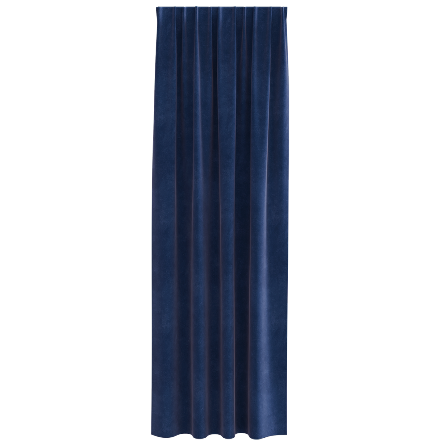 Blackout Gardiner Med Top Tape 2 Stk Mørkeblå Velour