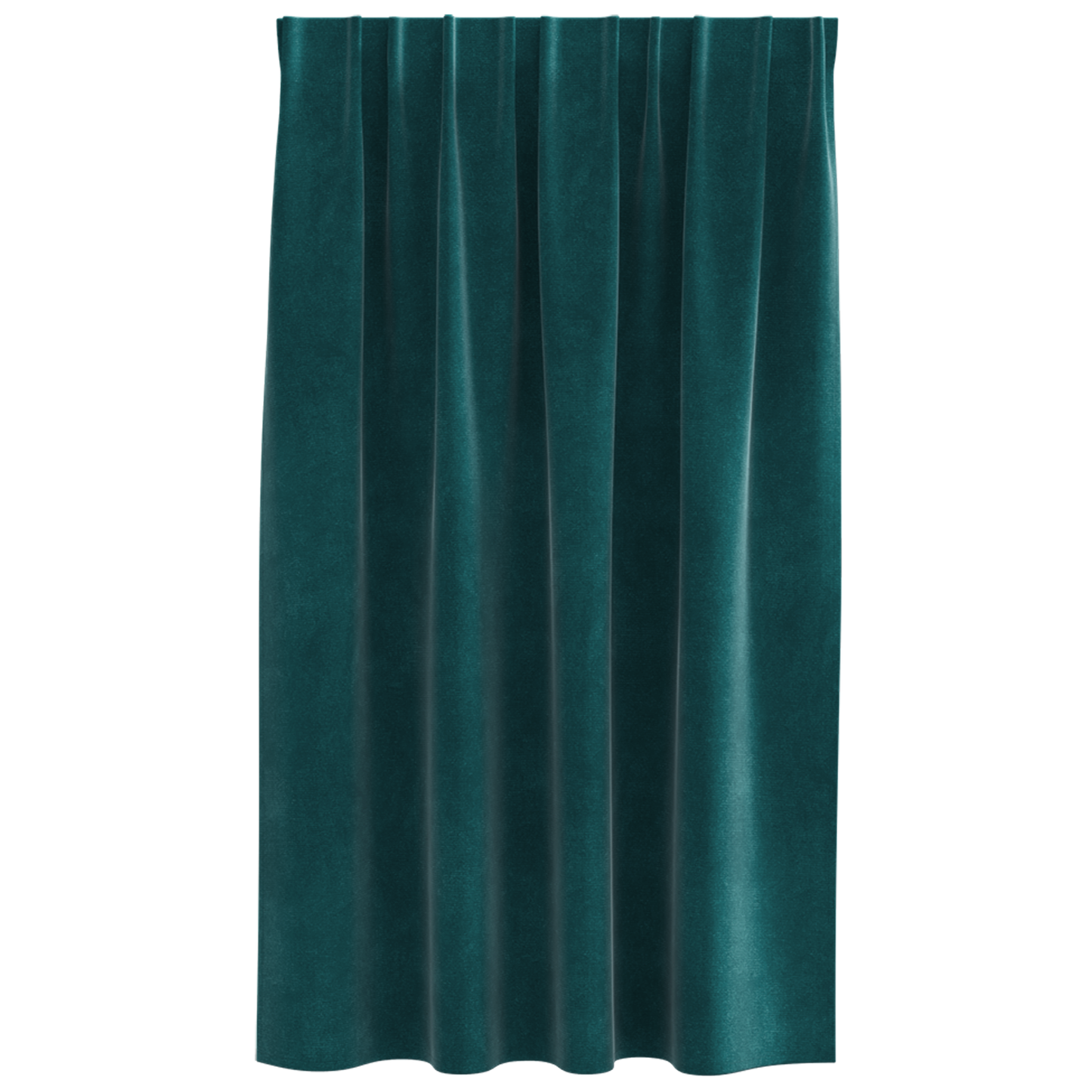 Blackout Gardiner Med Topbånd 2 Stk Mørkegrøn Velour