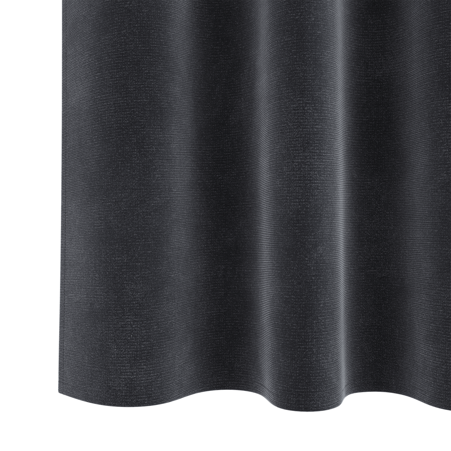 Mørklægningsgardiner Med Topbånd 2 Stk Mørkegrå Velour