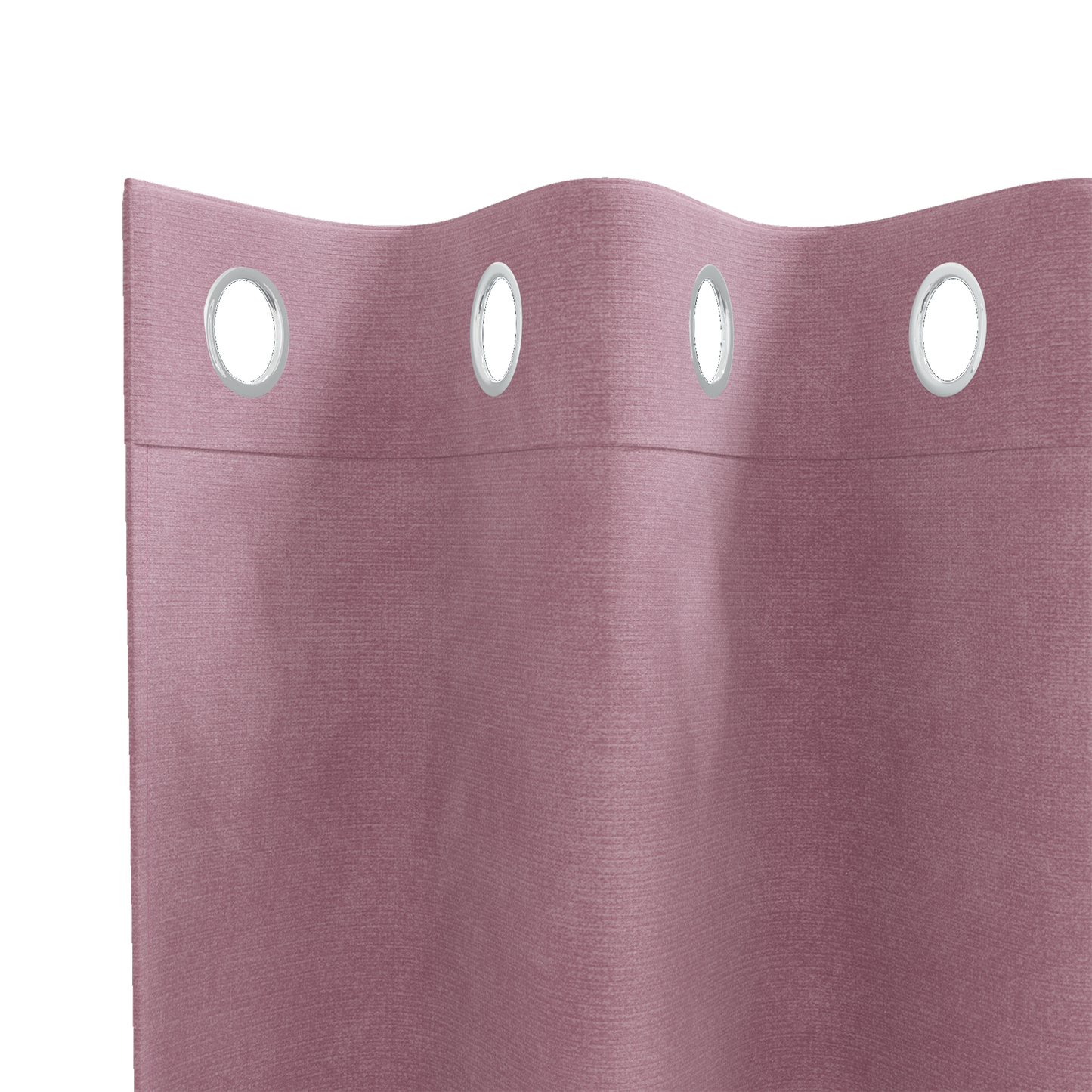 Mørklægningsgardiner Med Øjer 2 Stk Mørk Pink Velour