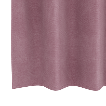 Mørklægningsgardiner Med Øjer 2 Stk Mørk Pink Velour