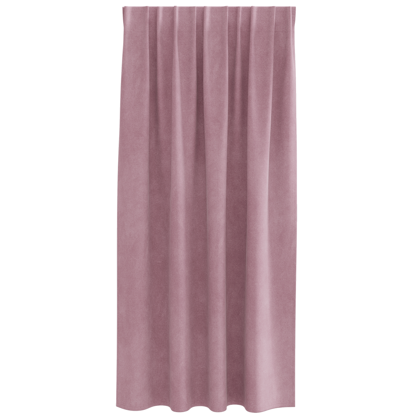 Mørklægningsgardiner Med Topbånd 2 Stk Mørk Pink Fløjl