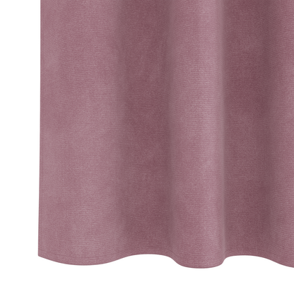 Mørklægningsgardiner Med Topbånd 2 Stk Mørk Pink Fløjl