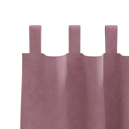 Mørklægningsgardiner Med Hængesløjfer 2 Stk Mørk Pink Velour