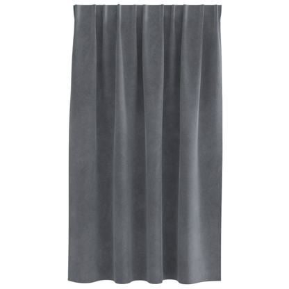 Blackout Gardiner Med Top Tape 2 Stk Super Lysegrå Velvet