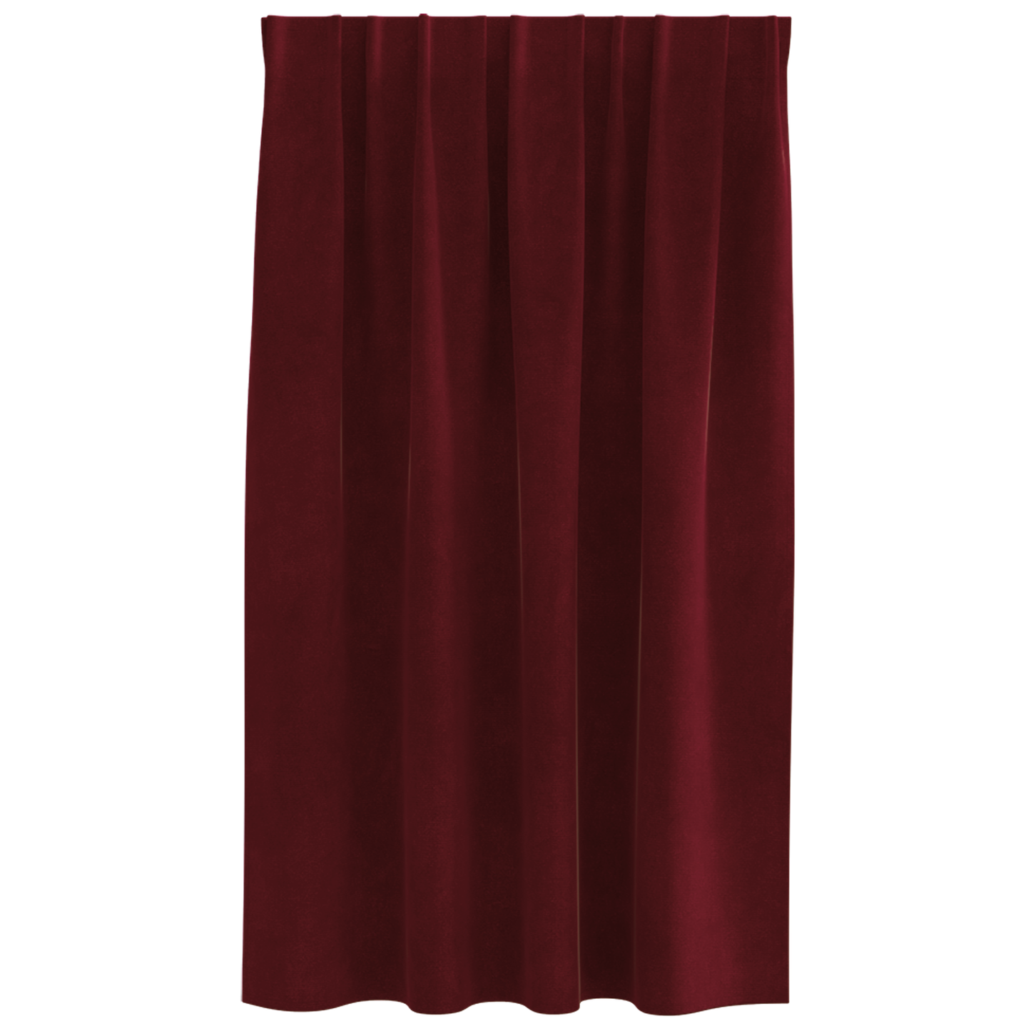 Blackout Gardiner Med Top Tape 2 Stk Vinrød Velour