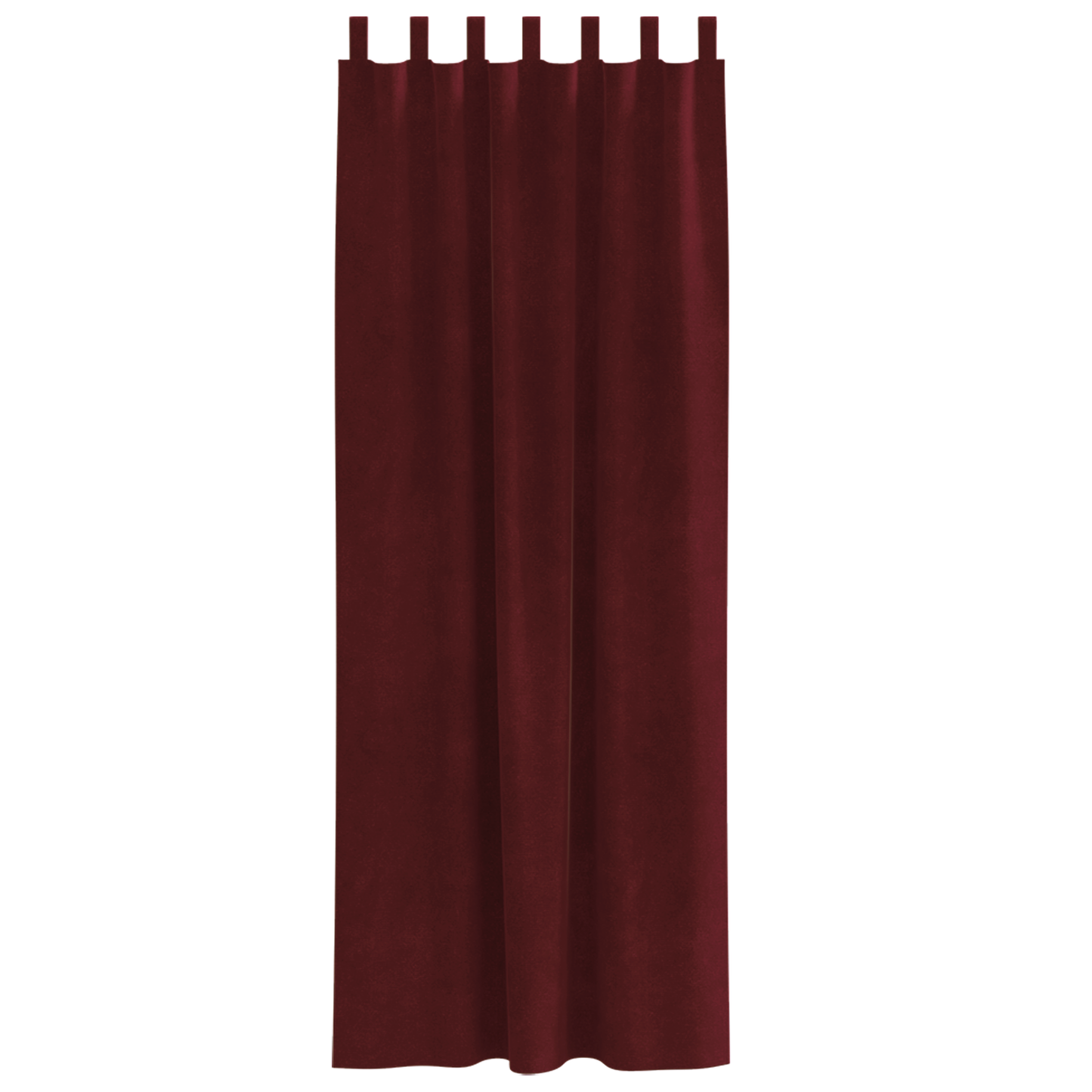 Mørklægningsgardiner Med Ophængsløkker 2 Stk Vinrød Velour