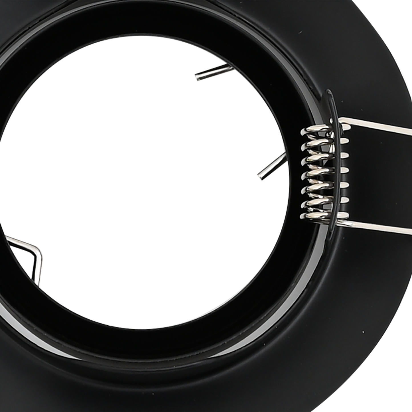 Indbygningsspot 24 Stk Rund Gu10 Sort Ø90 Mm Stål