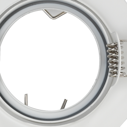 Indbyggede Spotlights 24 Stk Runde Gu10 Hvid Ø90 Mm Stål