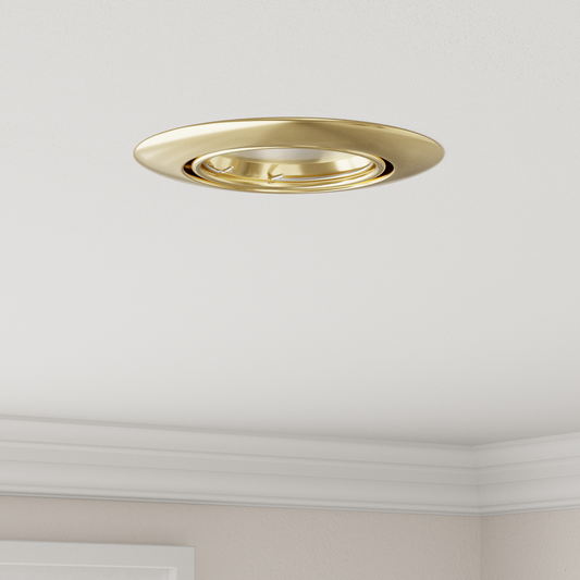 Indbyggede Spotlights 12 Stk Runde Gu10 Guld Ø90 Mm Stål