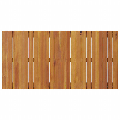 Spisebord - Sort, 110X55X62 Cm, Lavet Af Massivt Akacietræ
