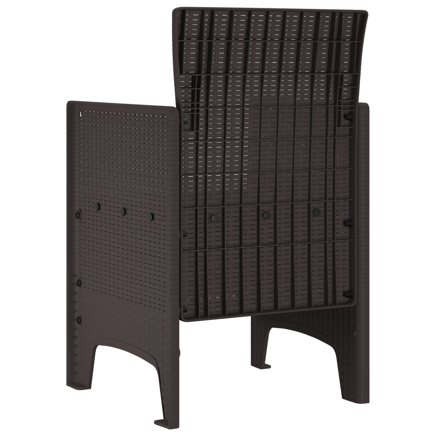 Have Stole 2 Stk Brun Poly Rattan