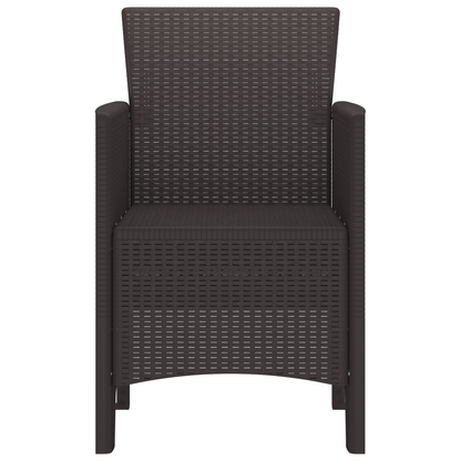 Have Stole 2 Stk Brun Poly Rattan