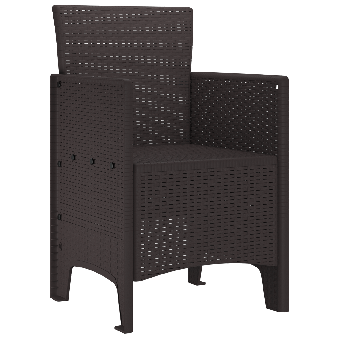 Have Stole 4 Stk Brun Poly Rattan