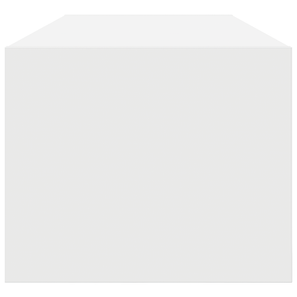 Tv-Skab Med Skuffe Hvid 100 X 31 X 25,5 Cm Konstrueret Træ