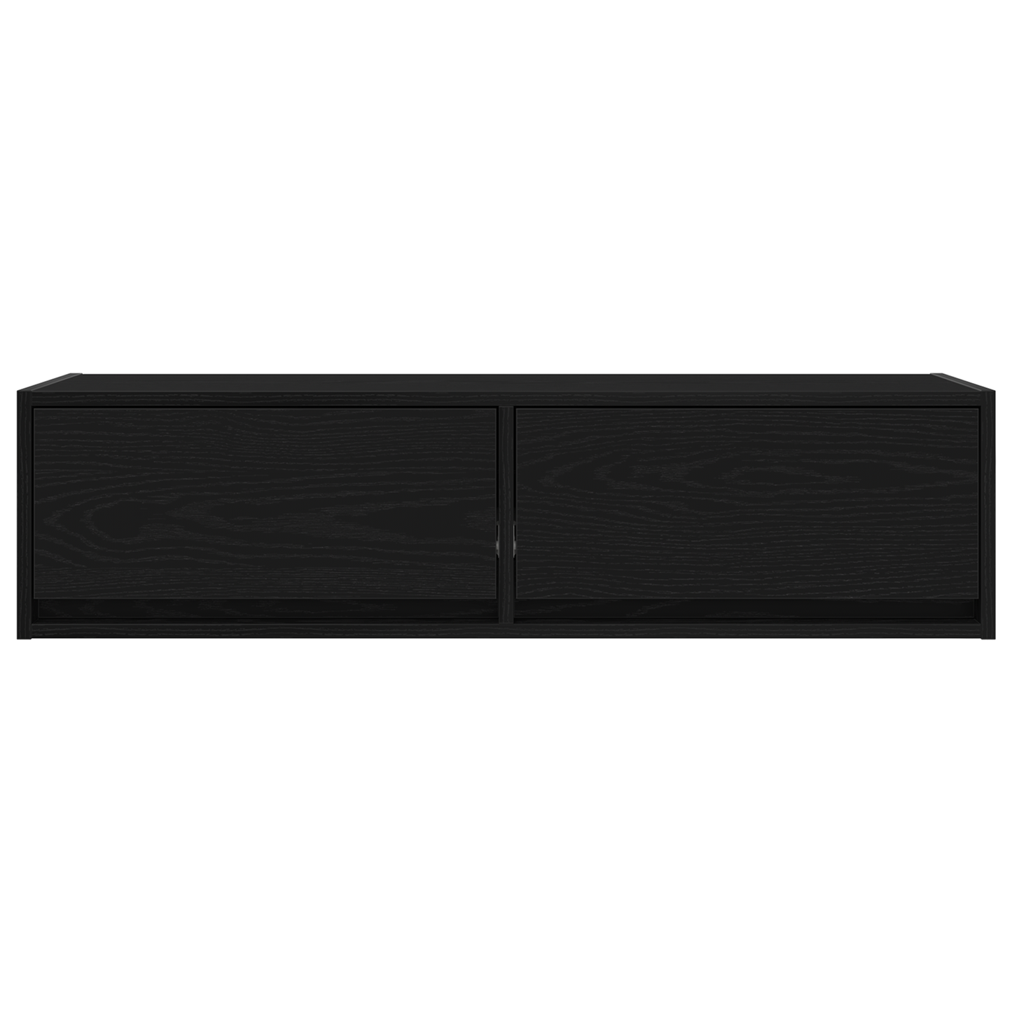 Tv-Skab Med Skuffe Sort Eg 100 X 31 X 25,5 Cm Konstrueret Træ