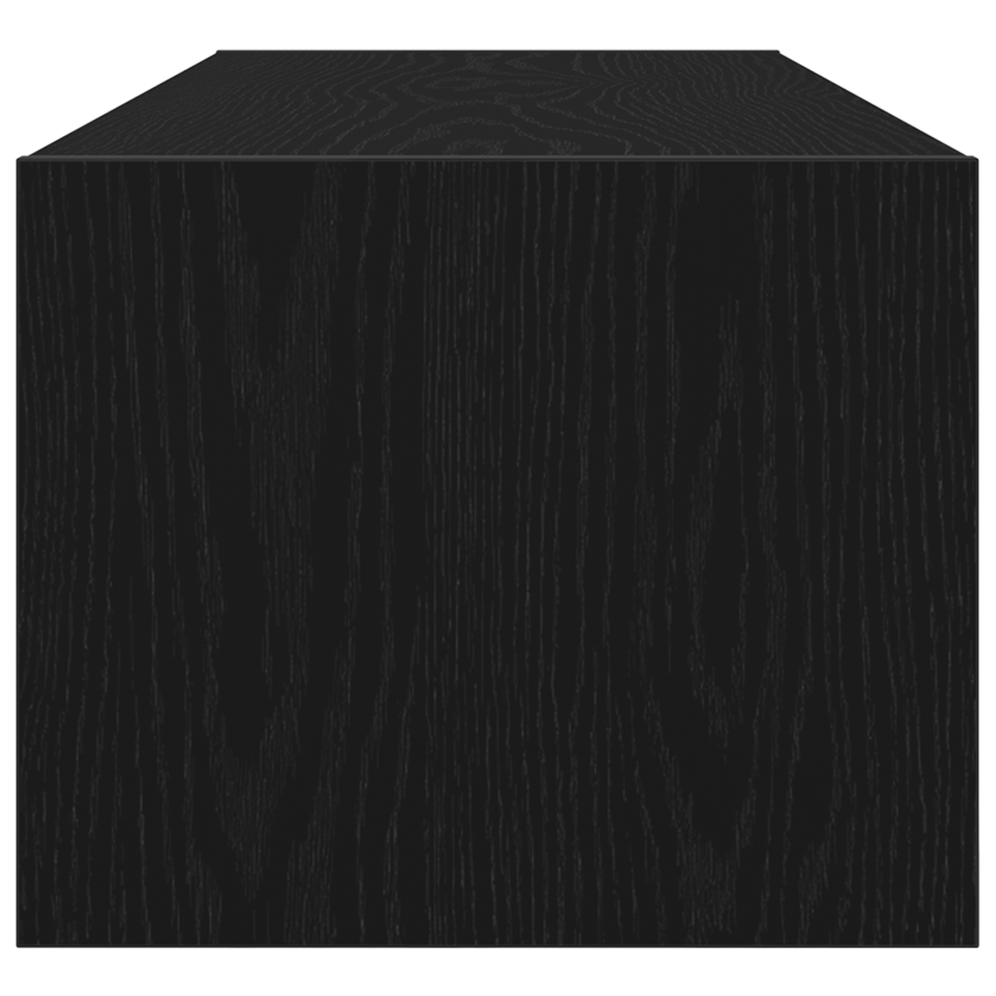 Tv-Skab Med Skuffe Sort Eg 100 X 31 X 25,5 Cm Konstrueret Træ