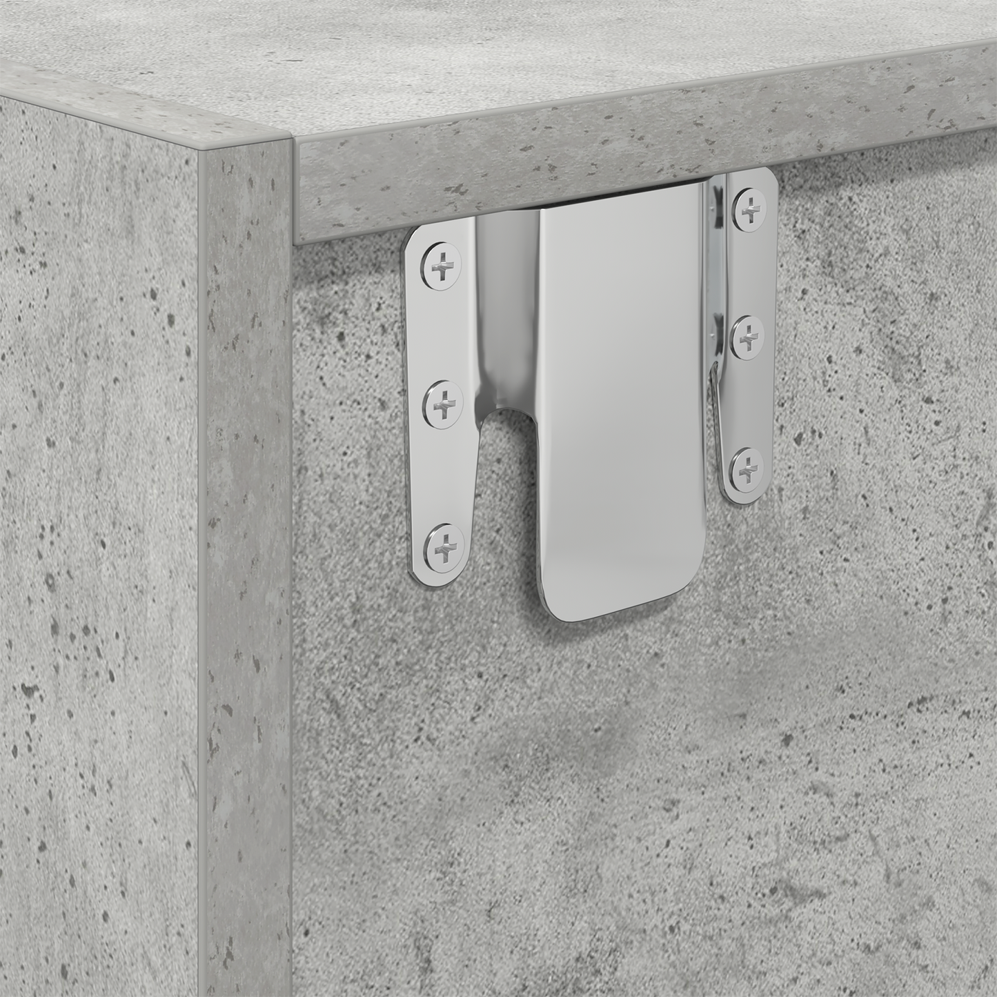 Tv-Skab Med Skuffe Betongrå 100 X 31 X 25,5 Cm Konstrueret Træ