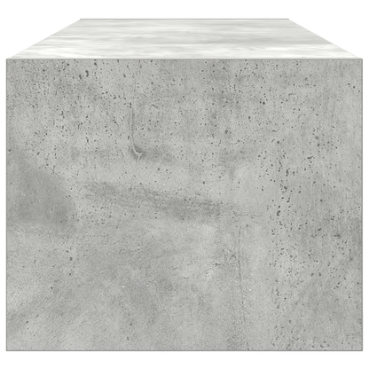 Tv-Skab Med Skuffe Betongrå 100 X 31 X 25,5 Cm Konstrueret Træ