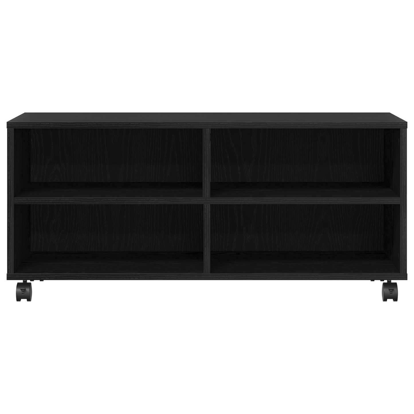 Tv-Skab Sort 90 X 35 X 35 Cm Konstrueret Træ