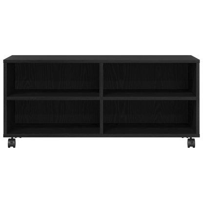 Tv-Skab Sort 90 X 35 X 35 Cm Konstrueret Træ