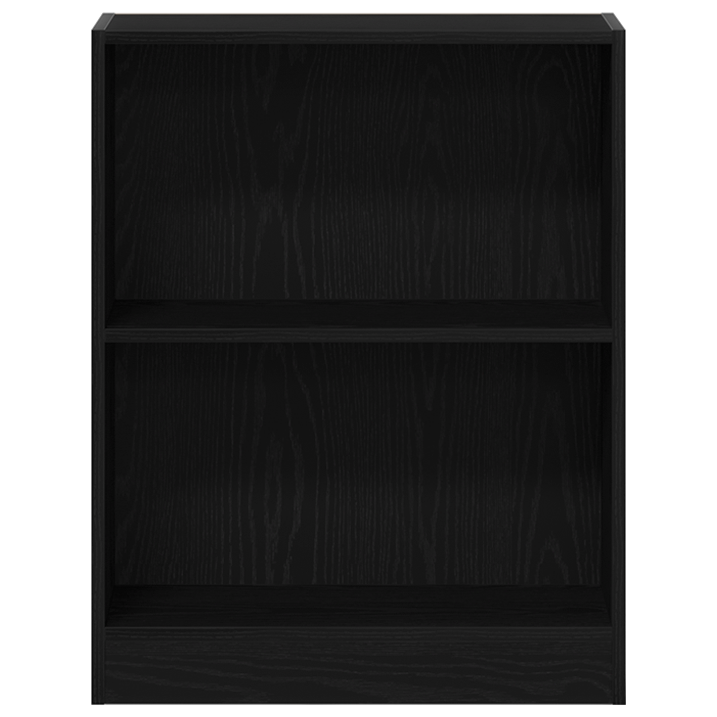 Bogskab Sort 60 X 24 X 76 Cm Konstrueret Træ