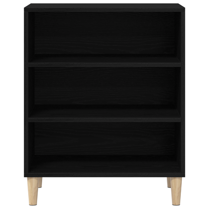 Skænk Sort Eg 57X35X70 Cm Bygget I Træ