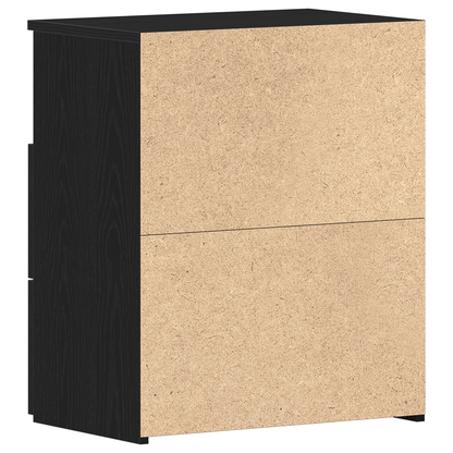 Sengebord Sort Eg 50X32X60Cm Lavet Af Træ