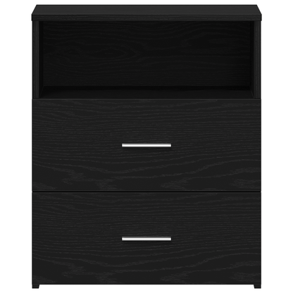 Sengebord Sort Eg 50X32X60Cm Lavet Af Træ