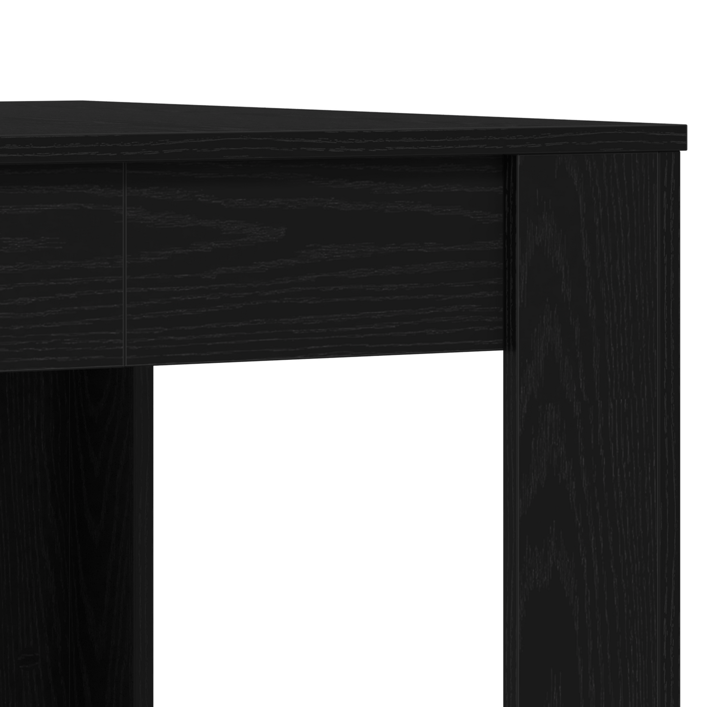 Spisebord I Sort Eg 140X74,5X76 Cm - Ingeniørtræ