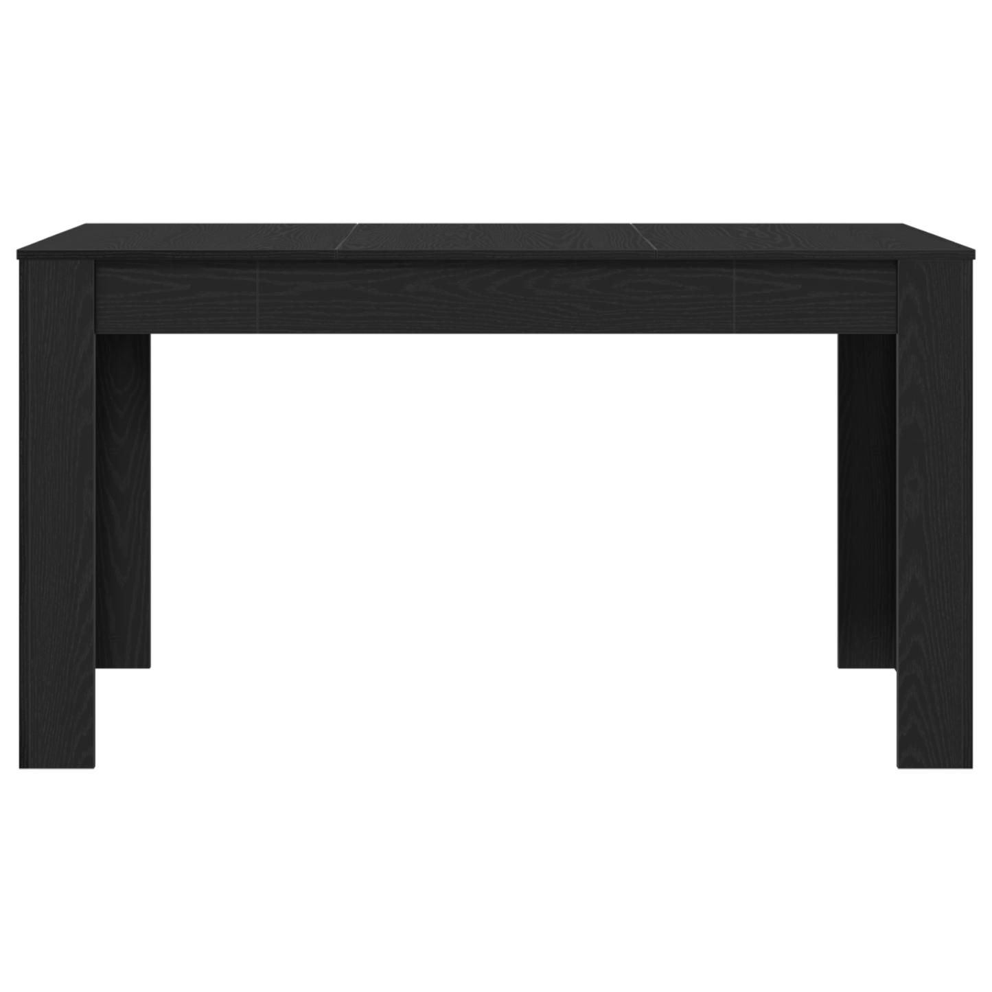 Spisebord I Sort Eg 140X74,5X76 Cm - Ingeniørtræ