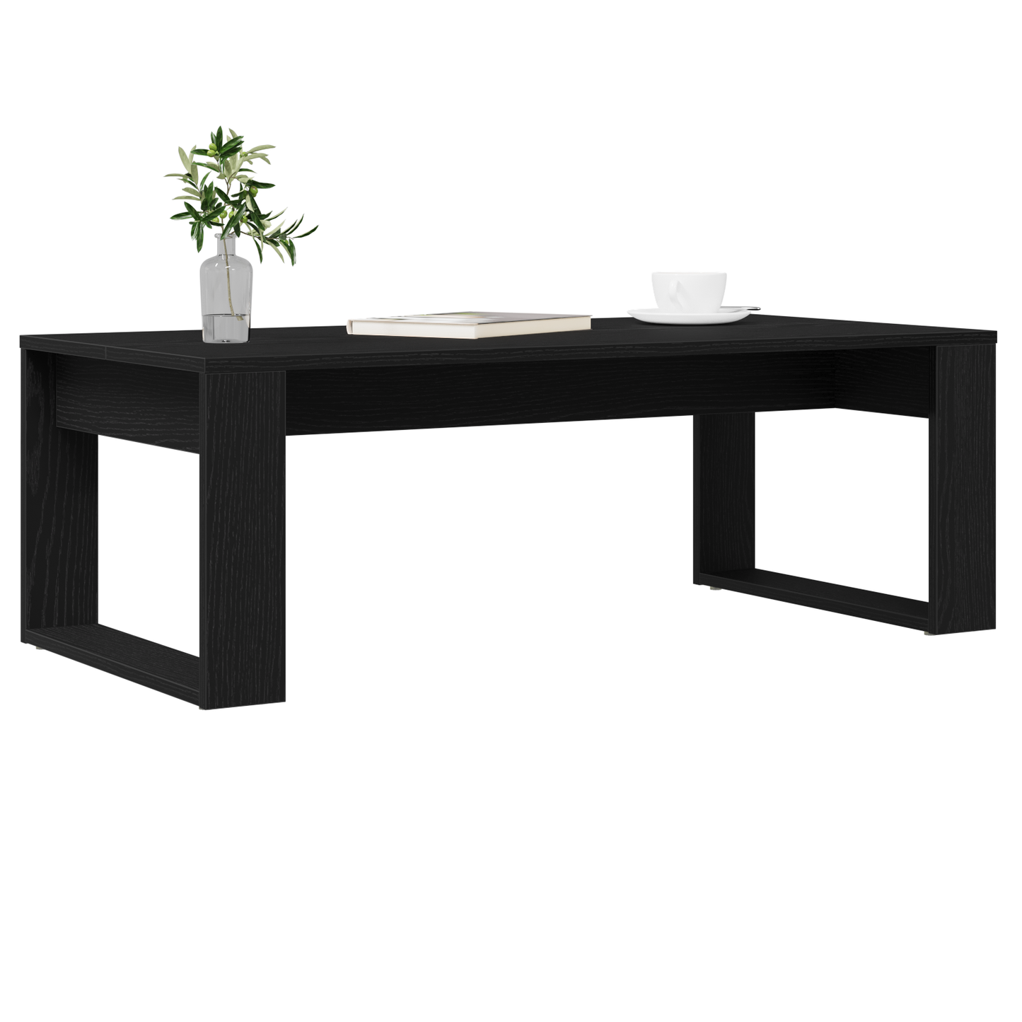 Sofabord Sort Eg 102X50X35 Cm