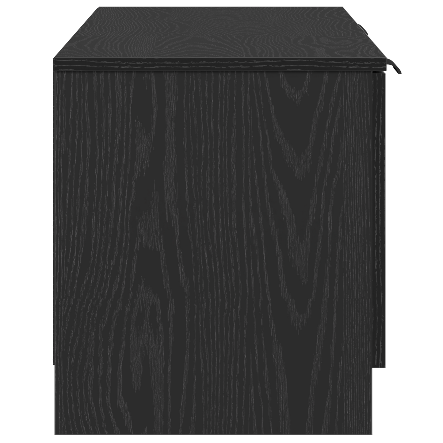 Tv-Skab Med Skuffe Sort 140 X 35 X 40 Cm Konstrueret Træ