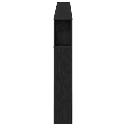 Hovedgærde Skab Sort Eg 220X18,5X104,5 Cm